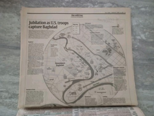 USA Today April 10, 2003 "Baghdad Falls" Issue, Complete - Picture 8 of 8