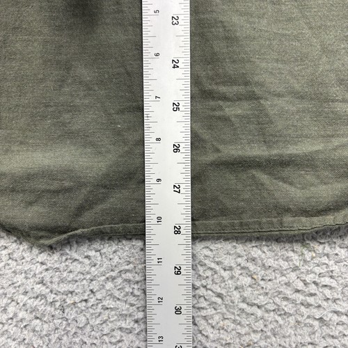 Faherty Shirt Mens Small Green Button Up Long Sleeve Cotton Tencel Outdoor - Picture 11 of 13