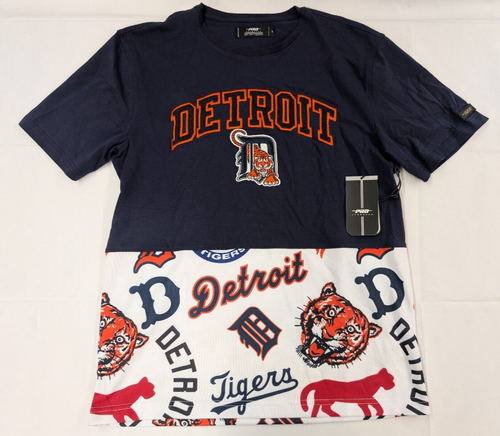 Detroit Tigers Pro Standard Shirt MLB Men's Luxury Athletic All Over Print Sz L - Picture 1 of 6