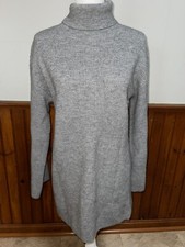 Women's Cider Gray Sweater Long Sleeve Dress Bell Sleeves Size S