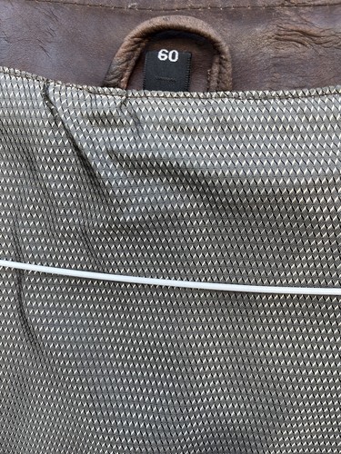 The Original Mc Neal Vintage Brown Leather Biker Vest Men’s Size 50 (EU 60) NEW - Picture 9 of 13