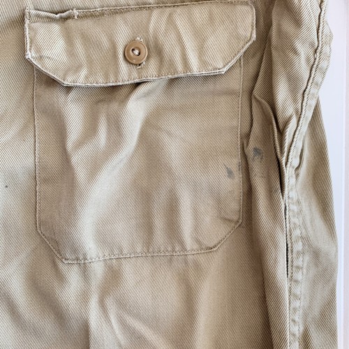 Vintage Levi's Tab Twills Long Sleeve Tan Twill Button Up Shirt Mens Sm Med - Picture 3 of 7