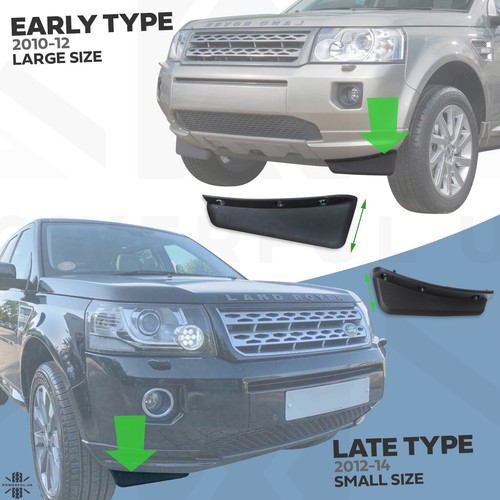 RH Lower air deflector for Land Rover Freelander 2 front bumper LR2 right spat - Picture 3 of 6