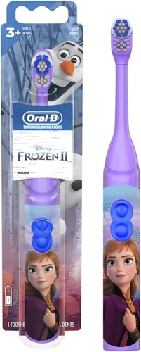 Oral-B Kids Battery Power Electric Toothbrush Featuring Disney's Frozen for Chil - Picture 2 of 6
