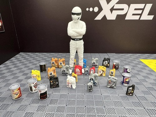 1/18 Diorama Oil Drum Rack Model Garage Workshop Repair Scene Accessories Model - Picture 7 of 52