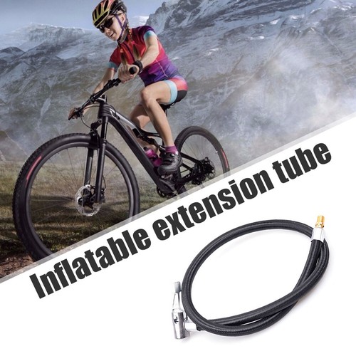 Motorrad Fahrrad Reifenfüller Schlauch Luftpumpe Verlängerungsrohr Adapter (60 c - Bild 4 von 9