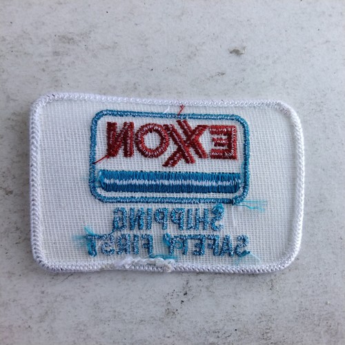 Exxon Shipping Safety First Patch 3-in By Two And A Quarter Inch - Picture 3 of 3