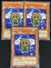 YUGIOH WINGED KURIBOH DP1-EN005 1ST RARE X3 (LP)