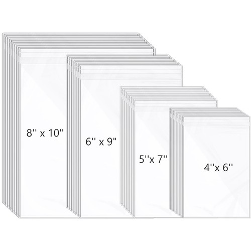 Bolsa de celofán transparente de 600 piezas bolsa de plástico para camisa de polietileno ropa resellable a granel - Imagen 1 de 5