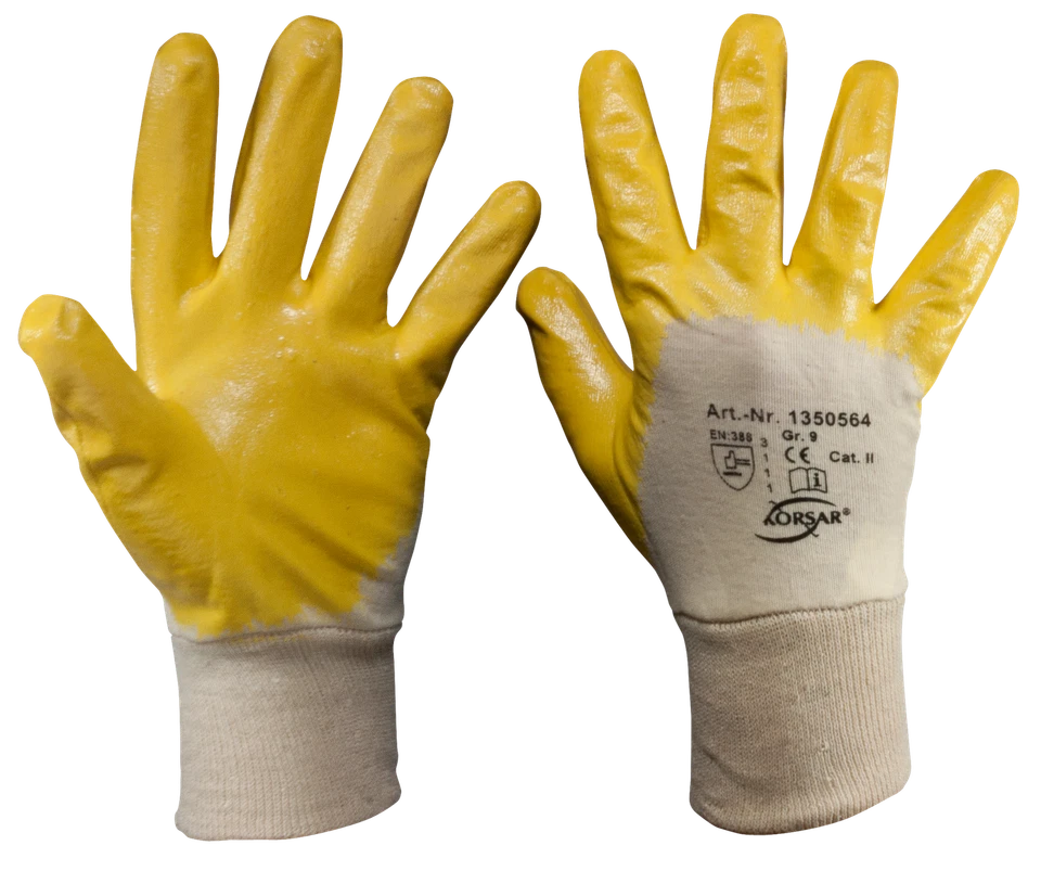 10 Paar Nitrilhandschuhe Gr 9 Arbeitshandschuhe Gartenhandschuhe Schnittfest - Bild 1 von 1