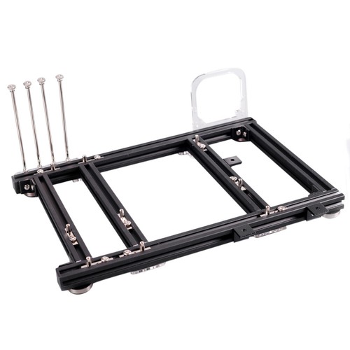DIY M-ATX Motherboard Computer Case Open Frame Overclocking Test 20x20 Aluminum - Photo 7/10