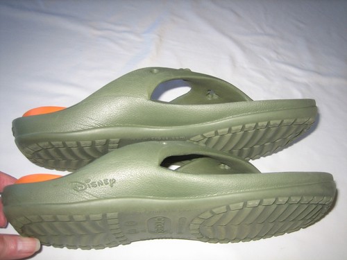 crocs disney mickey mouse sandals flip flops m9 w 11 - Picture 3 of 4