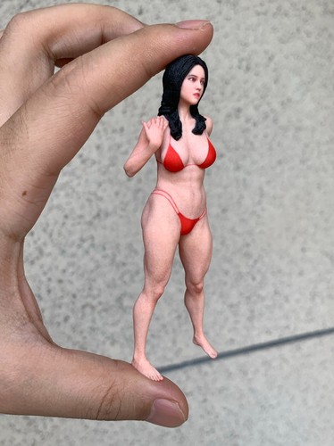 1/18 1/16 1/12 Scene Muscle Fitness Sexy Beauty Girl Miniatures Figures For Car - Picture 7 of 21