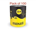 100 Maxell Blank CD-R CD discs 700MB 80m x 52 Speed  Extra Protection Shrinkwrap