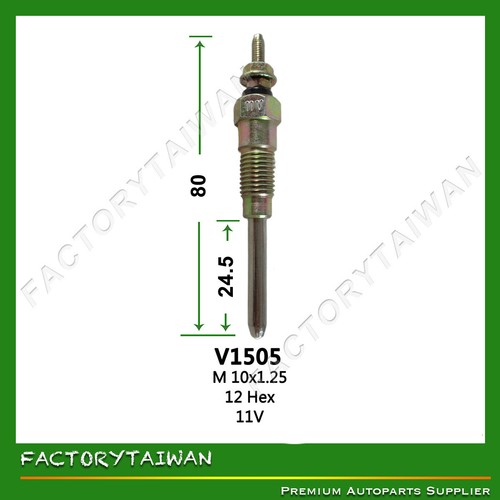 Glow Plug for Kubota V1505 eBay