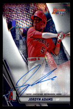 2019 Bowman's Best Jordyn Adams  Best of 2019 Autographs  AU #B19-JAD LA Angels