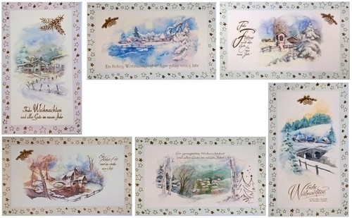 ab 25 Ct. Weihnachtskarten,Glückwunschkarten,Karten mit Umschlag, Blitzversand - Bild 11 von 38