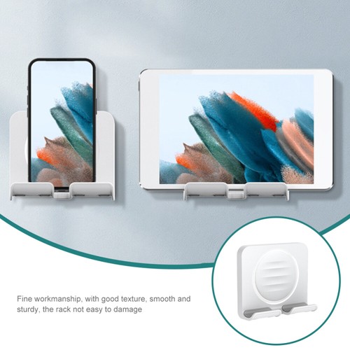 Adjustable Punch Free Folding Convenient Adhesive Phone Charging Bracket - 第 2/12 張圖片
