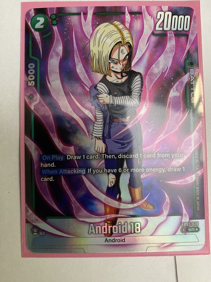 Dragon Ball Fusion World Awakened Pulse Android 18 SR Alt Dragon Ball Fusion World Awakened Pulse Android 18 SR Alt