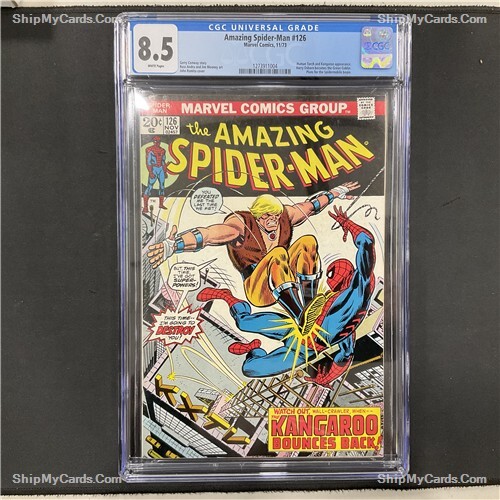 Amazing Spider-Man #126 CGC 8.5 - 1973 - Kangaroo cover, Harry Osborn new Goblin - Picture 1 of 1