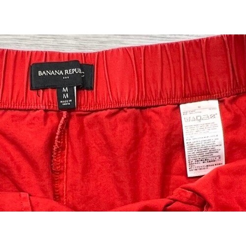 Banana Republic Damen Pull On Shorts Gr. M Freizeit Komfort Taschen rötlich-orange - Bild 3 von 10