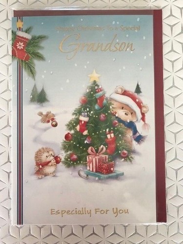 Christmas Card Cute, Traditional Special Family Members Son,daddy,grandson,Uncle - Picture 9 of 40