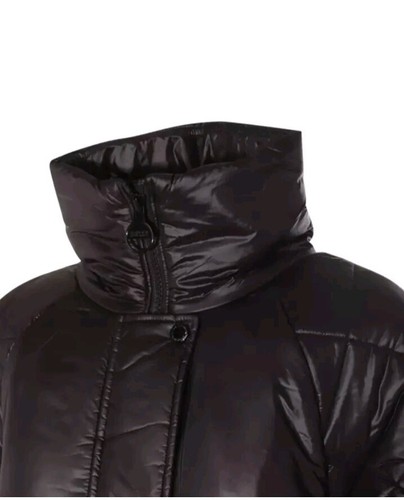 BNWT Barbour International Parade Oversized Jacket Coat Padded 16 BLACK Rrp £299 - Picture 5 of 9