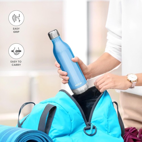 ☀️ 2X 500ml Insulated Water Bottle – Hot & Cold, Leakproof - Picture 4 of 7