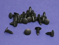 25 Plastic Push In Bumper Fender Shield Retainer 8mm 1/4" Hole GM Ford Mopar 