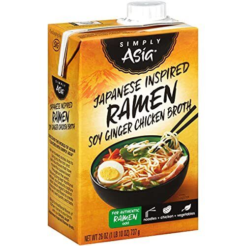 Simply Asia Japanese Inspired Ramen Soy Ginger Chicken Broth 26 fl oz Pack of 6 - Picture 2 of 8