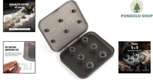 Silikon Ohrstöpsel 3 Paar S/M/L für In Ear Monitore Studio Schall Rauschunterdrückung - Bild 2 von 11