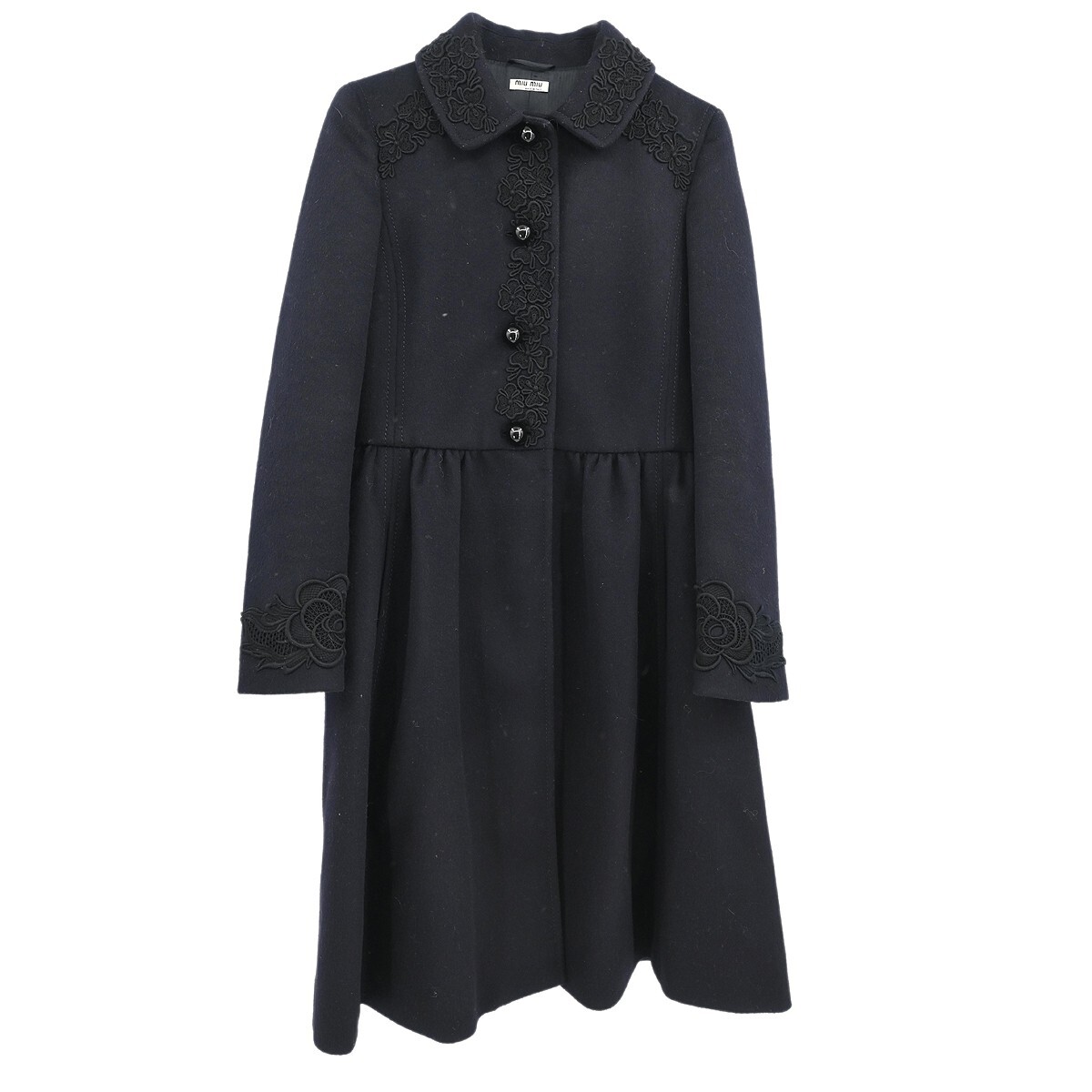 Miu Miu Coat Black AMM1 2016 474 #36 184561 | eBay