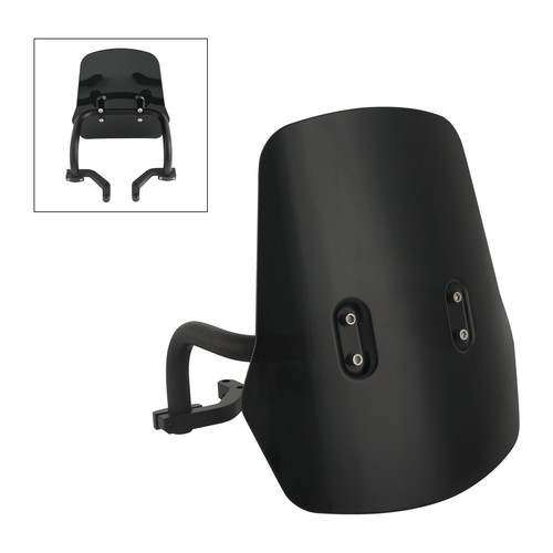 ABS Motorcycle Windshield WindScreen for Honda Hunter Cub CT125 2019-2023 BLK H0 - Picture 6 of 16