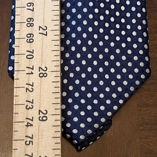 Club Room Blue 100% Silk Men’s Neck Tie Made In China - Picture 5 of 9