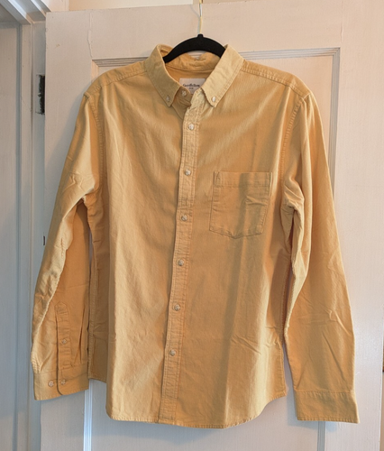 Men's Long Sleeve Thin Wale Corduroy Button-Down Shirt Goodfellow & Co NEW