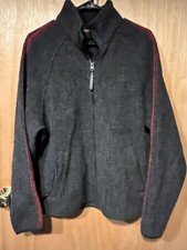 Woolrich John Rich and Bros Blue Label Men's Wool Full Zip Gray Jacket Size M