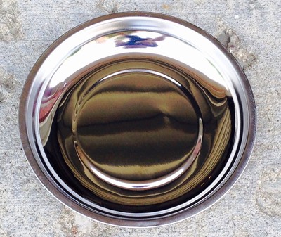 6'' Stainless Steel Magnetic Parts Tray 7/8'' Depth Organizer Garage Automotive