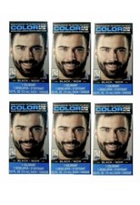 Brand New FOR MEN MUSTACHE BEARD BRUSH IN GEL HAIR DYE COLORING MEN'S KIT BLACK