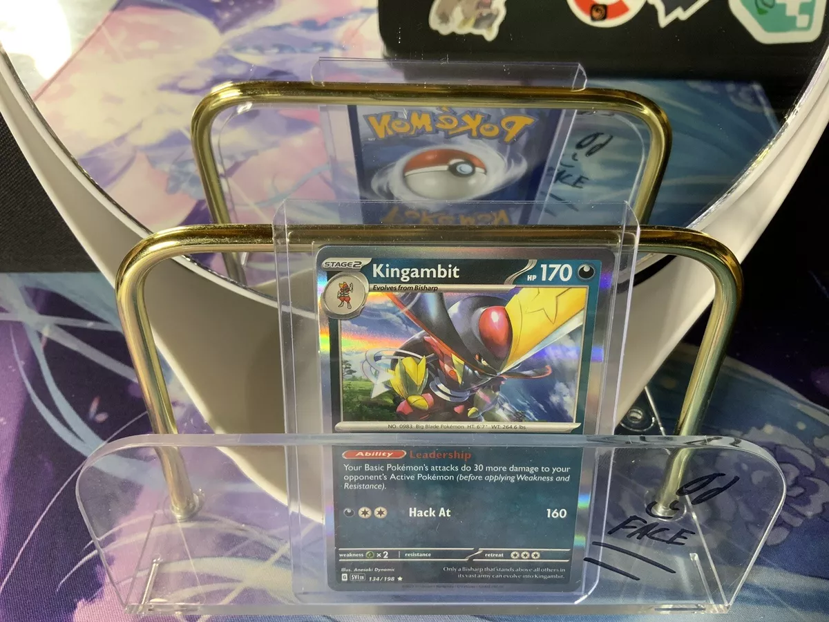 Kingambit - 134/198 Scarlet & Violet Holo Rare Pokemon - NM/MINT