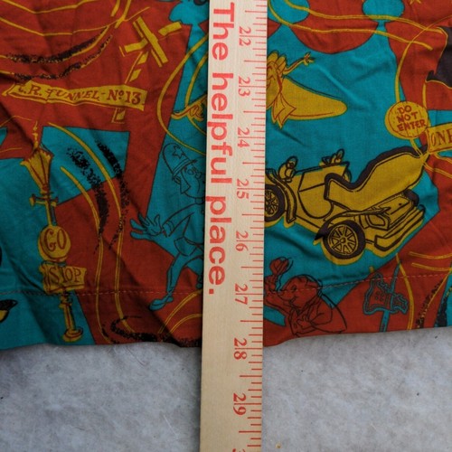 Disney Mr Toads Wild Ride Kevin & Jody Vintage Graphic Short Sleeve Button Up... - Picture 11 of 11