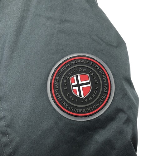 GEOGRAPHICAL NORWAY BECO ROL 13 DARK GREY Anorak Jacket Coat Parka Size M - Picture 6 of 12