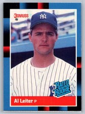 1988 Donruss Baseball #43c Al Leiter RC - VG - New York Yankees