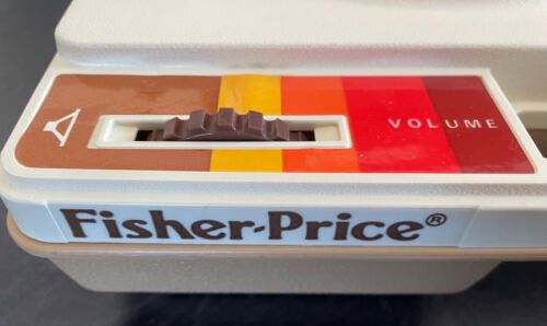 Vintage Fisher Price Phonograph Record Player with Box 1983 #825 needs a needle - Picture 4 of 11