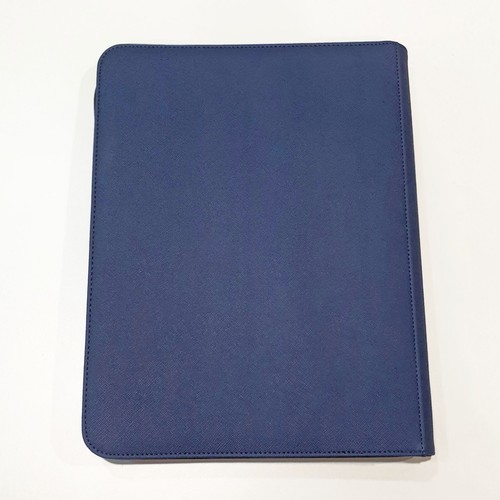 9-Pocket Premium Binder Zipper Closure & Side-Loading For 360 Cards (Dark Blue) - Picture 3 of 11