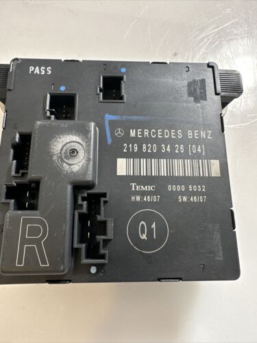 Módulo de control de puerta trasera derecha 06-11 Mercedes W219 CLS500 CLS550 2198203426 FABRICANTE DE EQUIPOS ORIGINALES - Imagen 2 de 3
