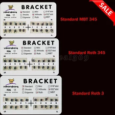 Dental Orthodontic Braces Bracket Standard MBT Roth Slot.022Hooks 345 Metal