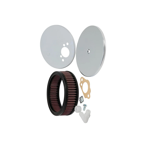 K&N Custom Racing Air Cleaner Assembly For Single/Two Barrel Carburetor #56-1630 - Picture 3 of 10