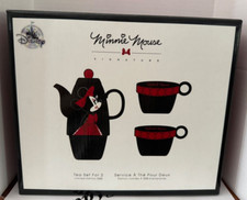 DISNEY Limited Edition MINNIE MOUSE Signature TEA SET FOR 2 5/1000