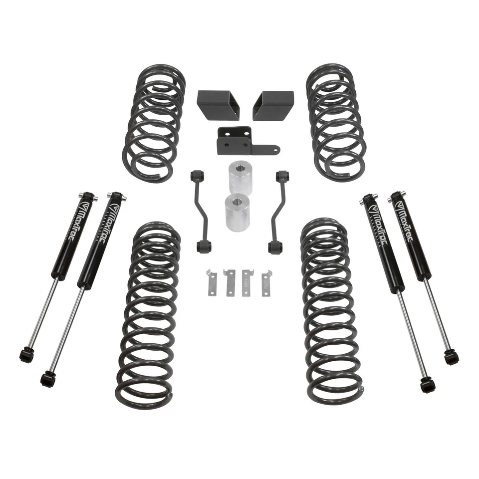 MaxTrac 3" Coil Spring Lift Kit with Shocks Fits 2018-2024 Jeep Wrangler JL — 第 2/3 张图片