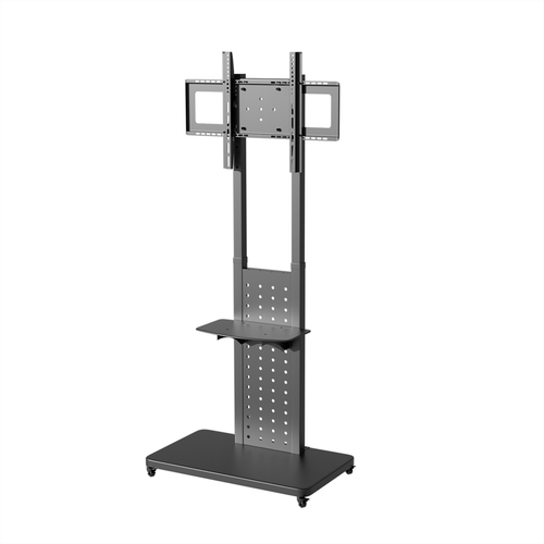 TV Ständer Rollbar TV Standfuss für 32 40 43 55 65 Zoll Flach Tragfähigkeit 50KG - Bild 10 von 12